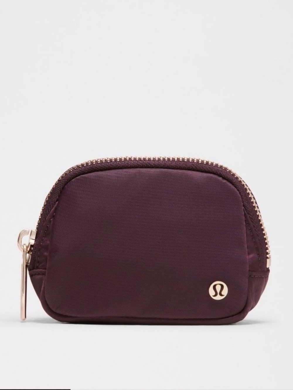 Lululemon Everywhere Belt Bag Nano in Black Plum with Gold Hardware